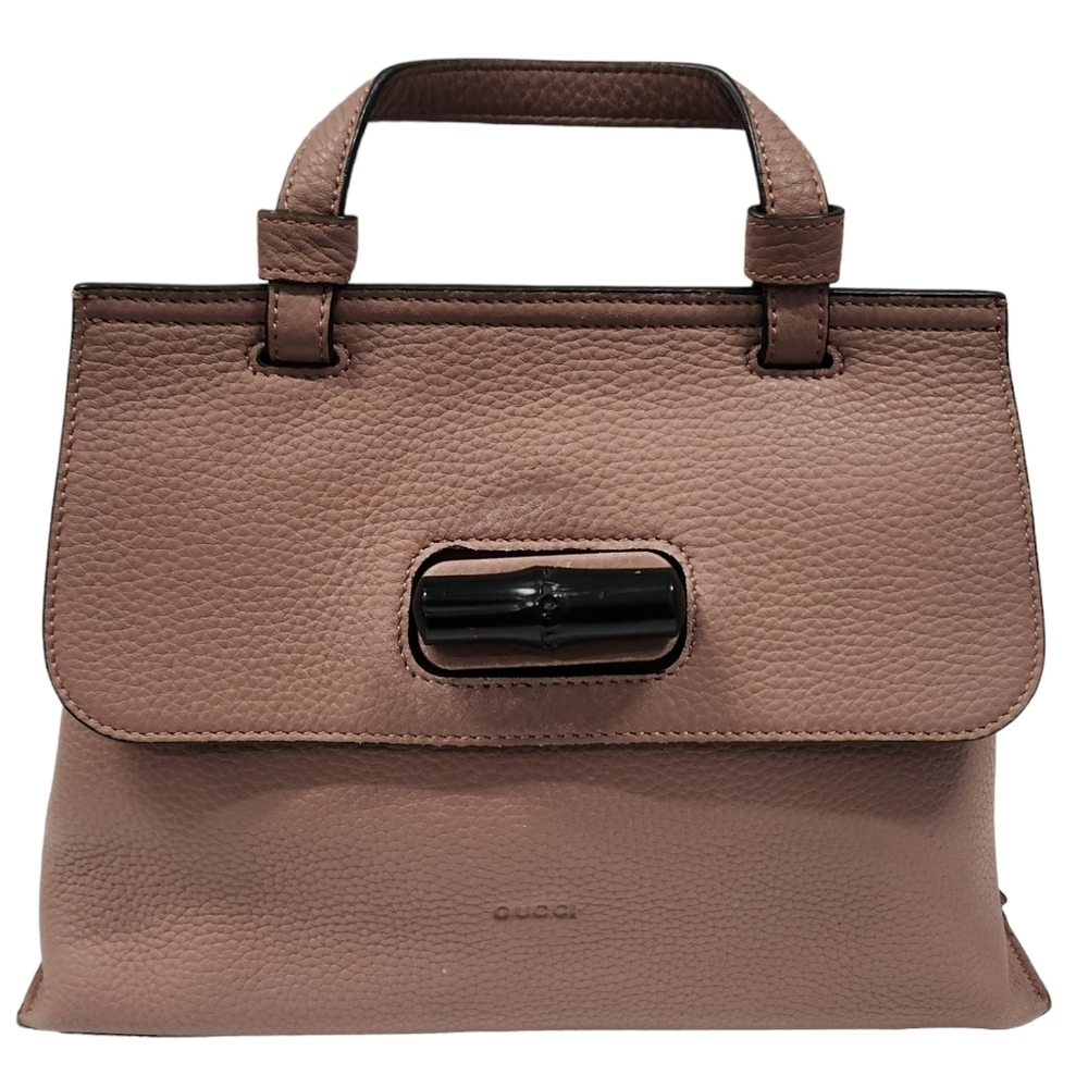 Gucci‎ Bamboo Daily Top Handle Bag Leather Small